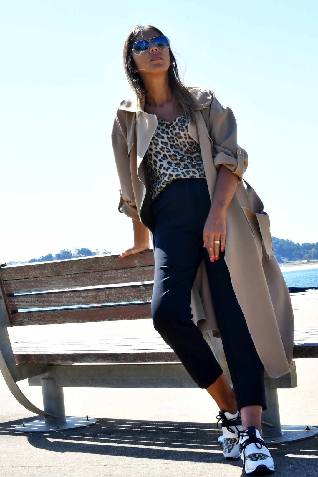 Cardigan Comprido Camel
