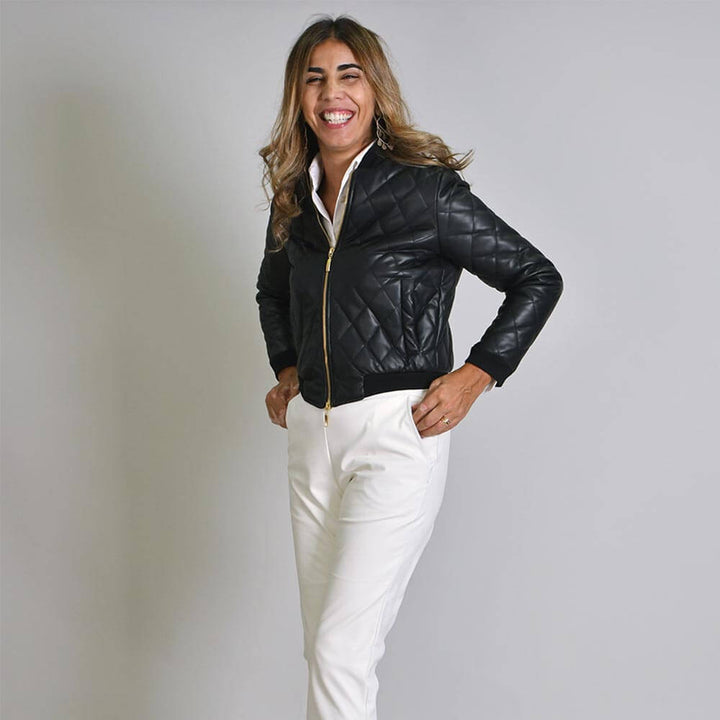 Bomber em Ecopele Preta