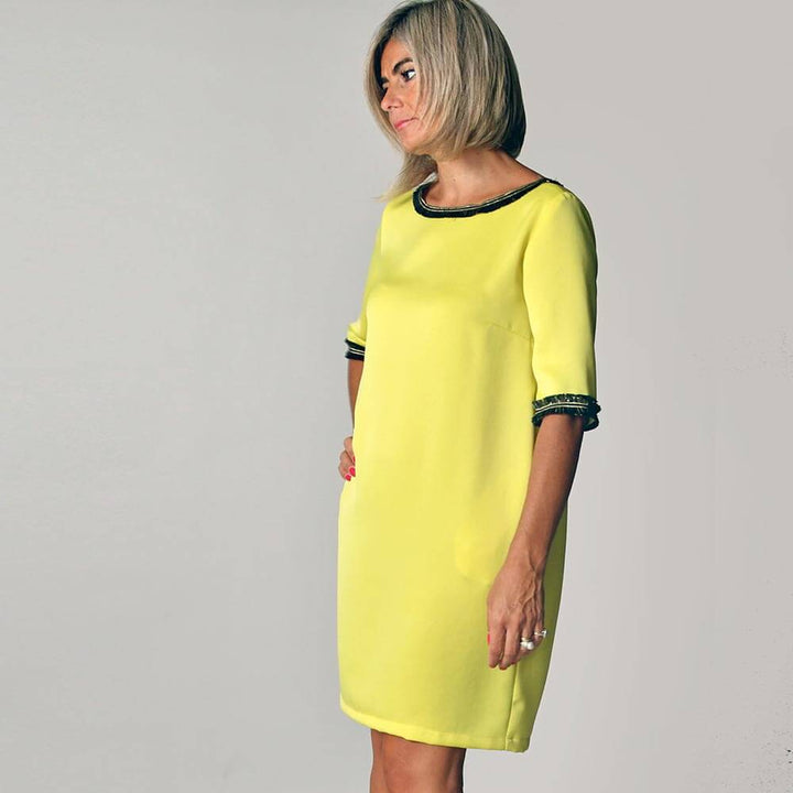 Vestido Básico Amarelo